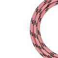 Kép 4/5 - Type-C USB 2A harisnyázott töltő- és adatkábel cipőfűző mintával (1m) (rózsaszín)