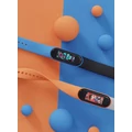 Kép 4/6 - Xiaomi Mi Band 5/6 „Correa” sport szilikon szíj (fekete/narancs)